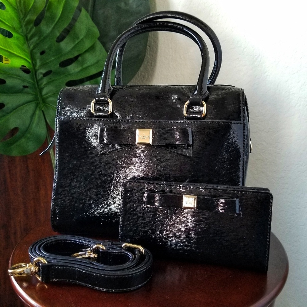 ♤ Vintage Kate Spade Satchel w/ Wallet